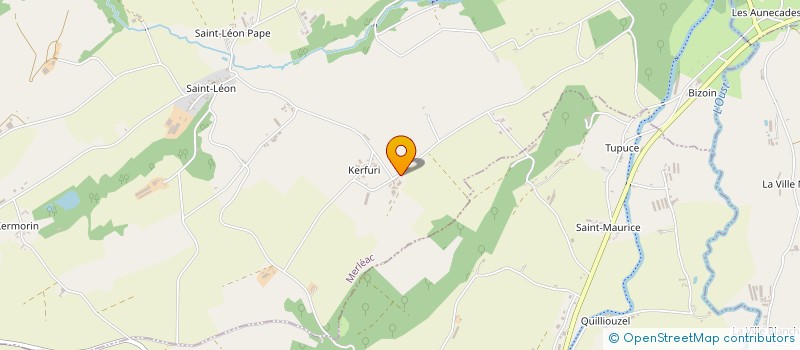 localisation de l'entreprise MADAME MARION PIN  MERLEAC