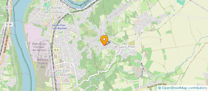 localisation de l'entreprise MADAME MARION PIN  SAINT-PRIM