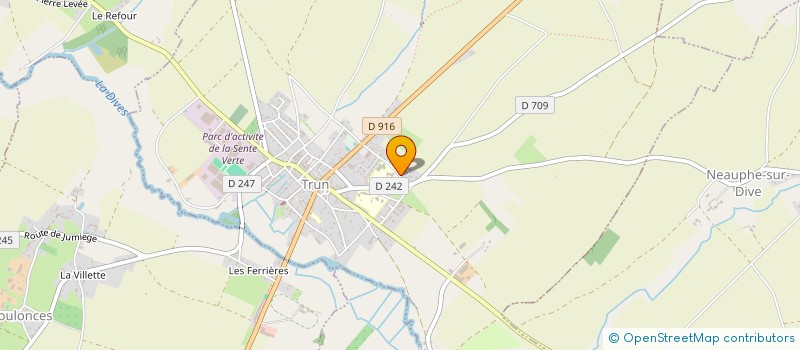 localisation de l'entreprise MADAME MARION PINSON à TRUN