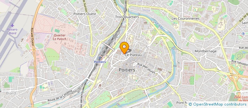 localisation de l'entreprise MADAME MARION PIRAT  POITIERS