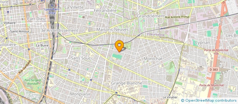 localisation de l'entreprise MADAME MARION PISIBON  LYON