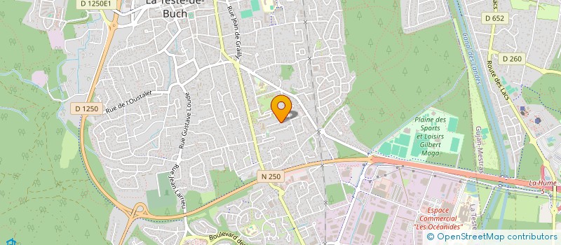 localisation de l'entreprise MADAME MARION PITULA  LA TESTE-DE-BUCH