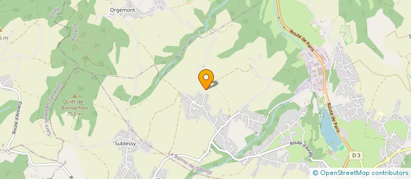 localisation de l'entreprise MADAME MARION POCHAT DE BERNARDO  LA BALME-DE-SILLINGY