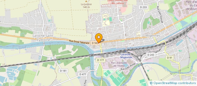 localisation de l'entreprise MADAME MARION POIGNANT  MIGENNES