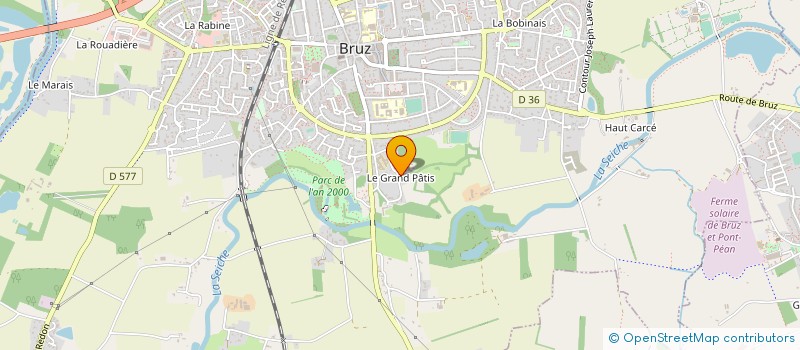 localisation de l'entreprise MADAME MARION POISSON  BRUZ