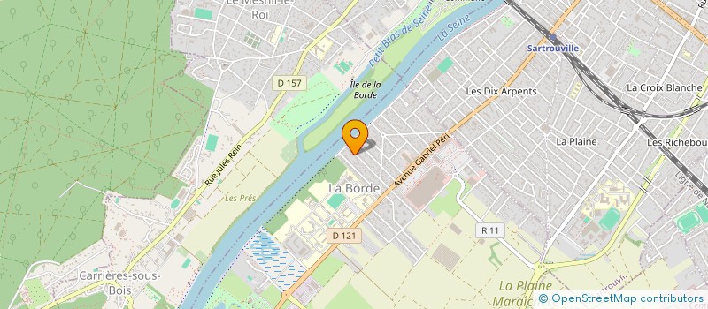 localisation de l'entreprise MADAME MARION POISSONNEAU à MONTESSON