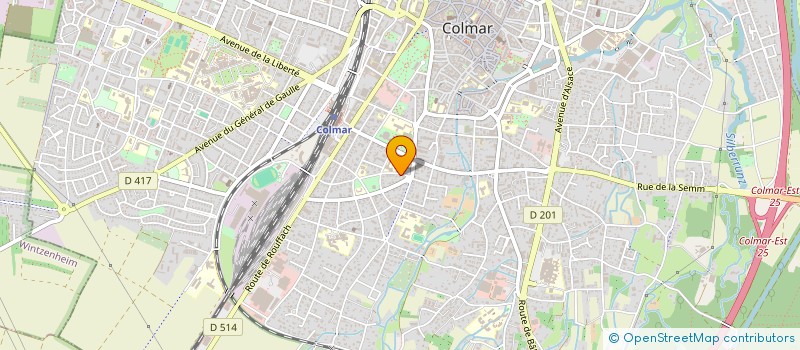 localisation de l'entreprise MADAME MARION POLIDORI  COLMAR