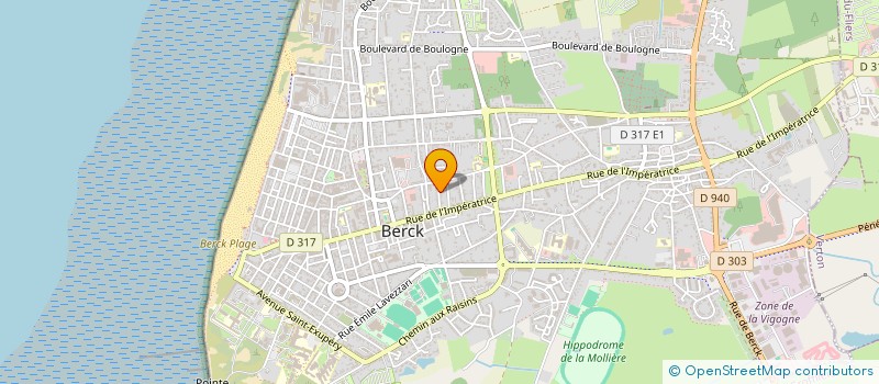 localisation de l'entreprise MADAME MARION POLIN  BERCK