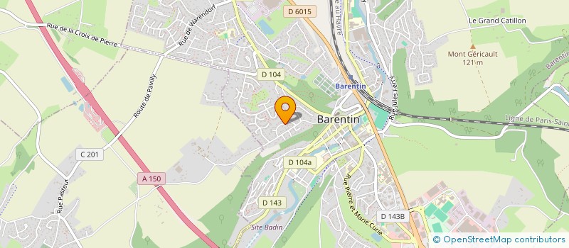 localisation de l'entreprise MADAME MARION PONTY à BARENTIN