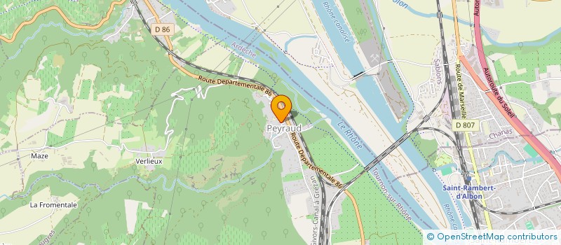 localisation de l'entreprise MADAME MARION PORTAL  PEYRAUD