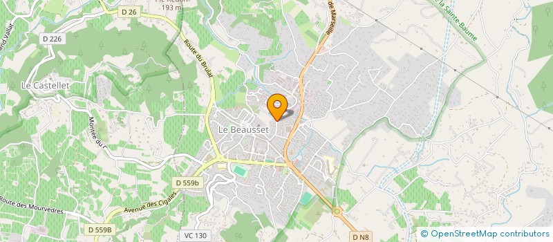 localisation de l'entreprise MADAME MARION PORTAT  LE BEAUSSET