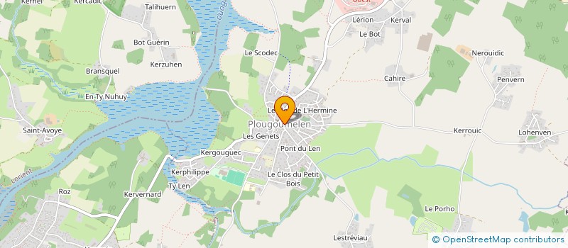 localisation de l'entreprise MADAME MARION PORTOIS  PLOUGOUMELEN