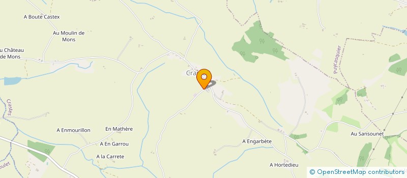 localisation de l'entreprise MADAME MARION POTIER  CRASTES