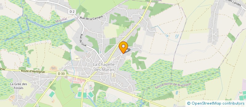 localisation de l'entreprise MADAME MARION POULAIN à LA CHAPELLE-DES-MARAIS