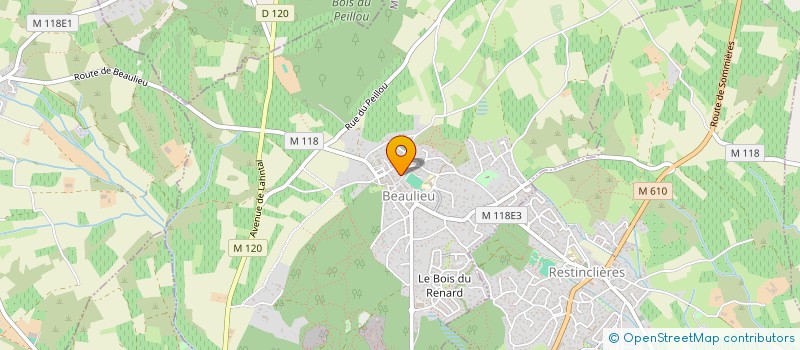 localisation de l'entreprise MADAME MARION POUY  BEAULIEU