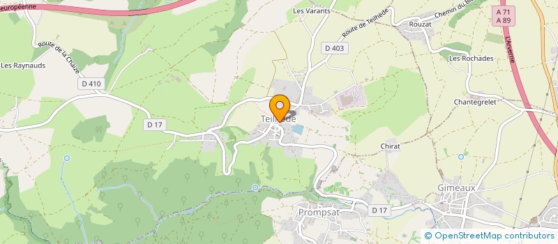 localisation de l'entreprise MADAME MARION PRADAT  SAINT-BONNET-PRES-RIOM