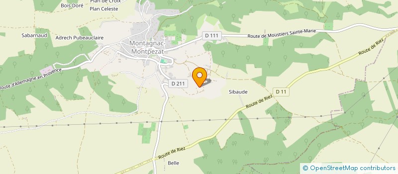 localisation de l'entreprise MADAME MARION PRADON à MONTAGNAC-MONTPEZAT