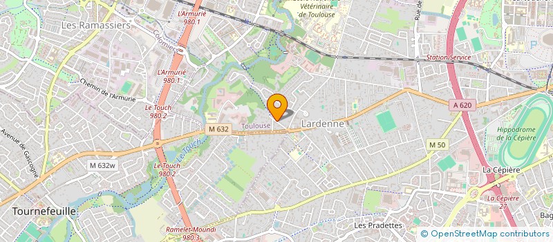 localisation de l'entreprise MADAME MARION PRATS  TOURNEFEUILLE