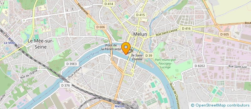 localisation de l'entreprise MADAME MARION PRENGERE à MELUN