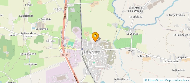 localisation de l'entreprise MADAME MARION PRETER  SAINT-ARMEL