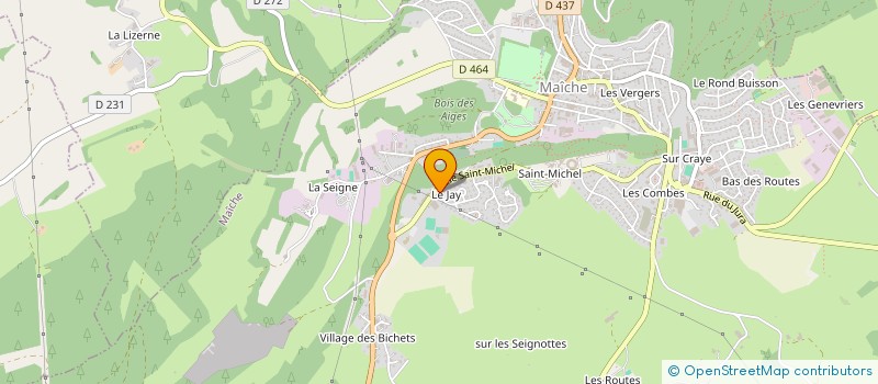 localisation de l'entreprise MADAME MARION PRETRE  MAICHE