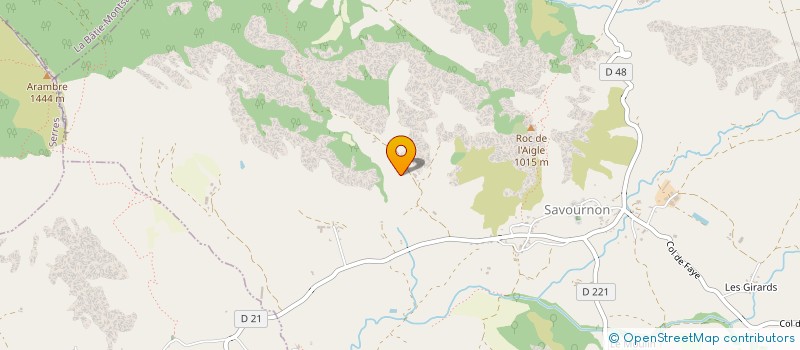 localisation de l'entreprise MADAME MARION PRINSON  SAVOURNON