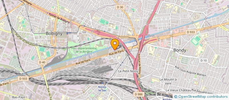 localisation de l'entreprise MADAME MARION PUAUX à NOISY-LE-SEC