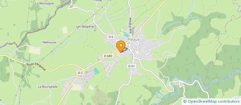 localisation de l'entreprise MADAME MARION PUECHBROUSSOUX à PLEAUX