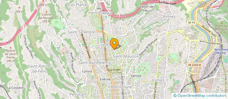 localisation de l'entreprise MADAME MARION PUICHAFFRAY  NICE