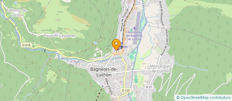 localisation de l'entreprise MADAME MARION PUSCO  BAGNERES-DE-LUCHON