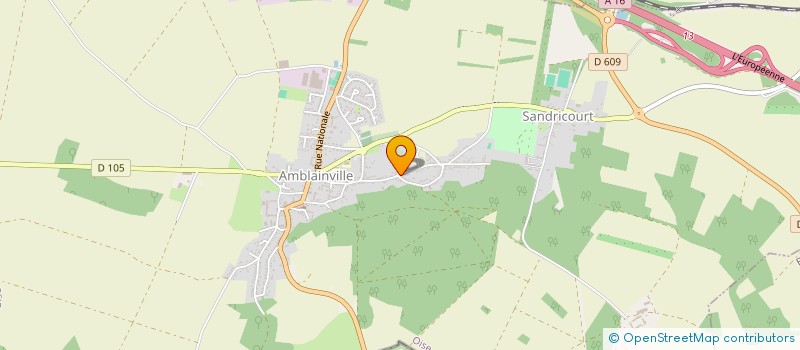 localisation de l'entreprise MADAME MARION PUTTEMAN  AMBLAINVILLE