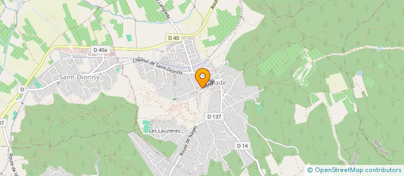 localisation de l'entreprise MADAME MARION PY à LANGLADE