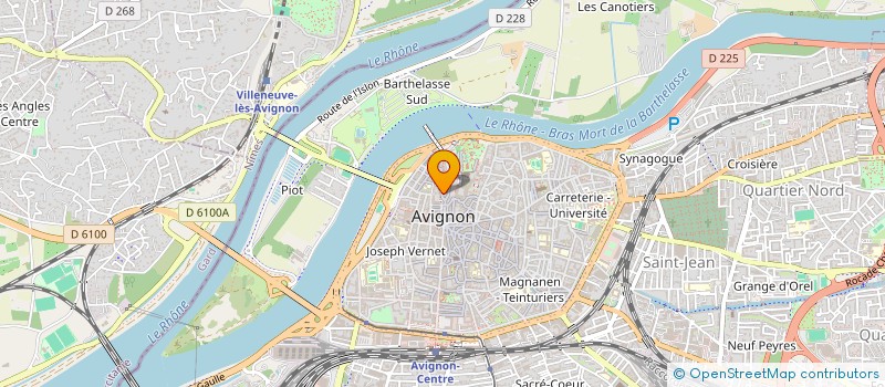 localisation de l'entreprise MADAME MARION QUENNELLE  AVIGNON