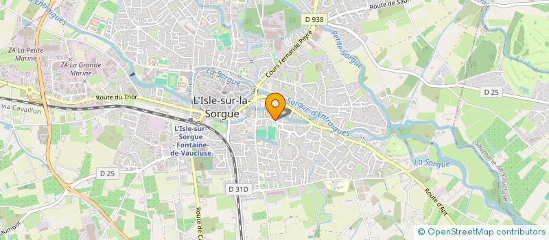 localisation de l'entreprise MADAME MARION QUIROGA  L'ISLE-SUR-LA-SORGUE