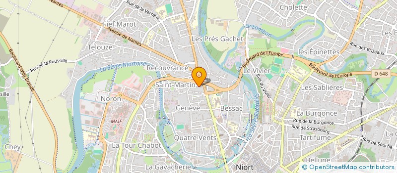 localisation de l'entreprise MADAME MARION RAMBAUD à NIORT