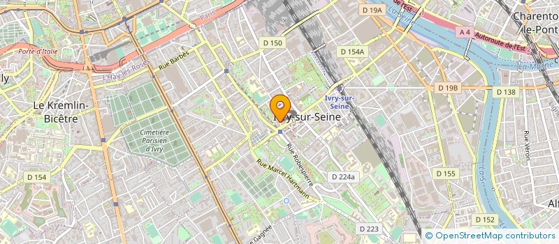 localisation de l'entreprise MADAME MARION RANCHE à IVRY-SUR-SEINE