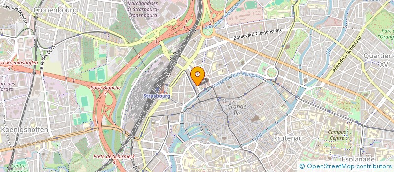 localisation de l'entreprise MADAME MARION RAPIN à STRASBOURG