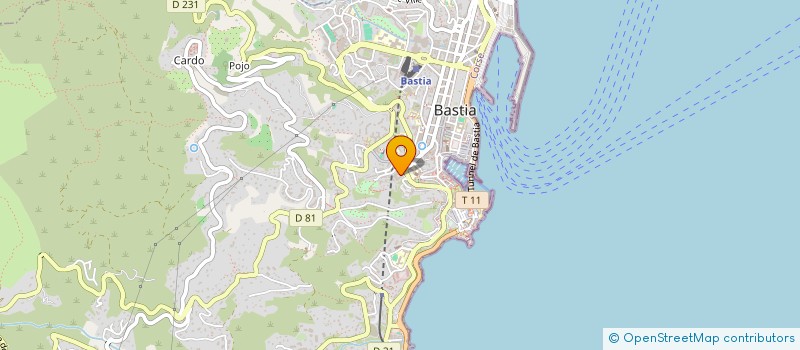 localisation de l'entreprise MADAME MARION RAUL à BASTIA