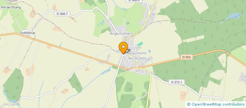 localisation de l'entreprise MADAME MARION RAVAUX à BEAUMONT-LES-AUTELS