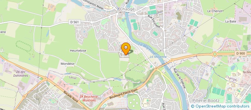 localisation de l'entreprise MADAME MARION REDEGER  CHANGE