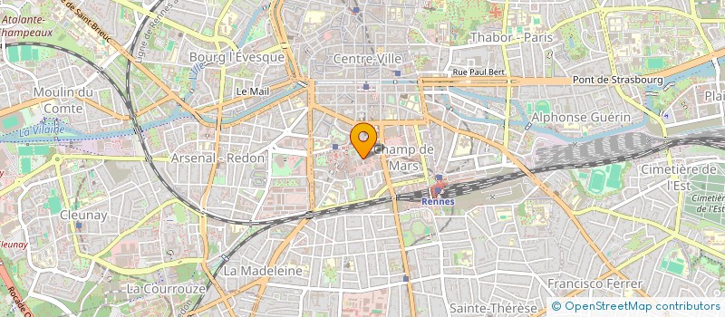 localisation de l'entreprise MADAME MARION REFFUVEILLE  RENNES