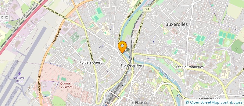 localisation de l'entreprise MADAME MARION REGINCOS  POITIERS