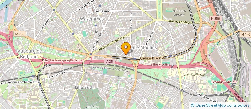 localisation de l'entreprise MADAME MARION RENAUD à LILLE