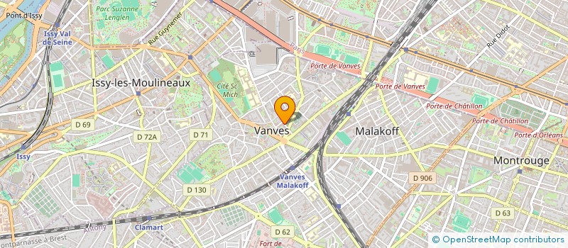 localisation de l'entreprise MADAME MARION RENAUD  VANVES