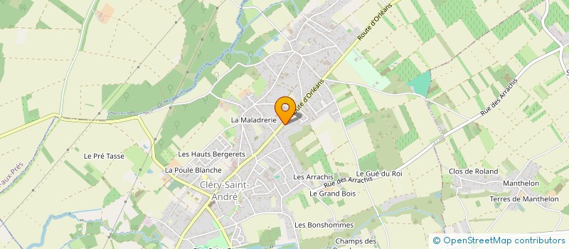 localisation de l'entreprise MADAME MARION RENAULT à CLERY-SAINT-ANDRE