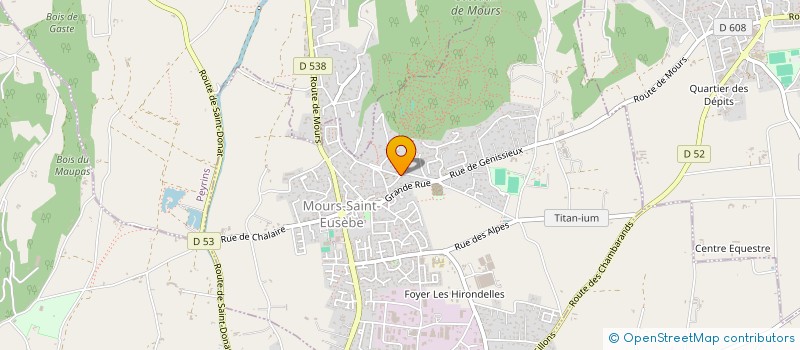 localisation de l'entreprise MADAME MARION REVOL  MOURS-SAINT-EUSEBE