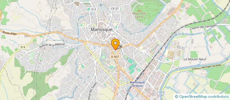 localisation de l'entreprise MADAME MARION REY HARDY à MANOSQUE