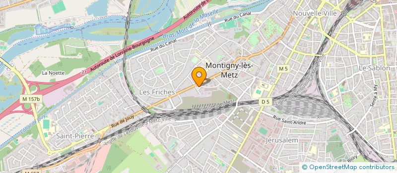 localisation de l'entreprise MADAME MARION RIBETON à MONTIGNY-LES-METZ