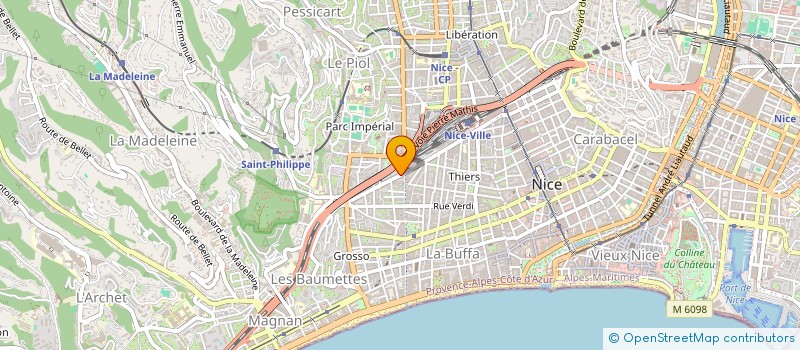 localisation de l'entreprise MADAME MARION RICCI  NICE