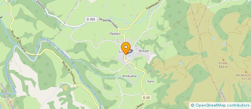 localisation de l'entreprise MADAME MARION RICHARD  AINHOA